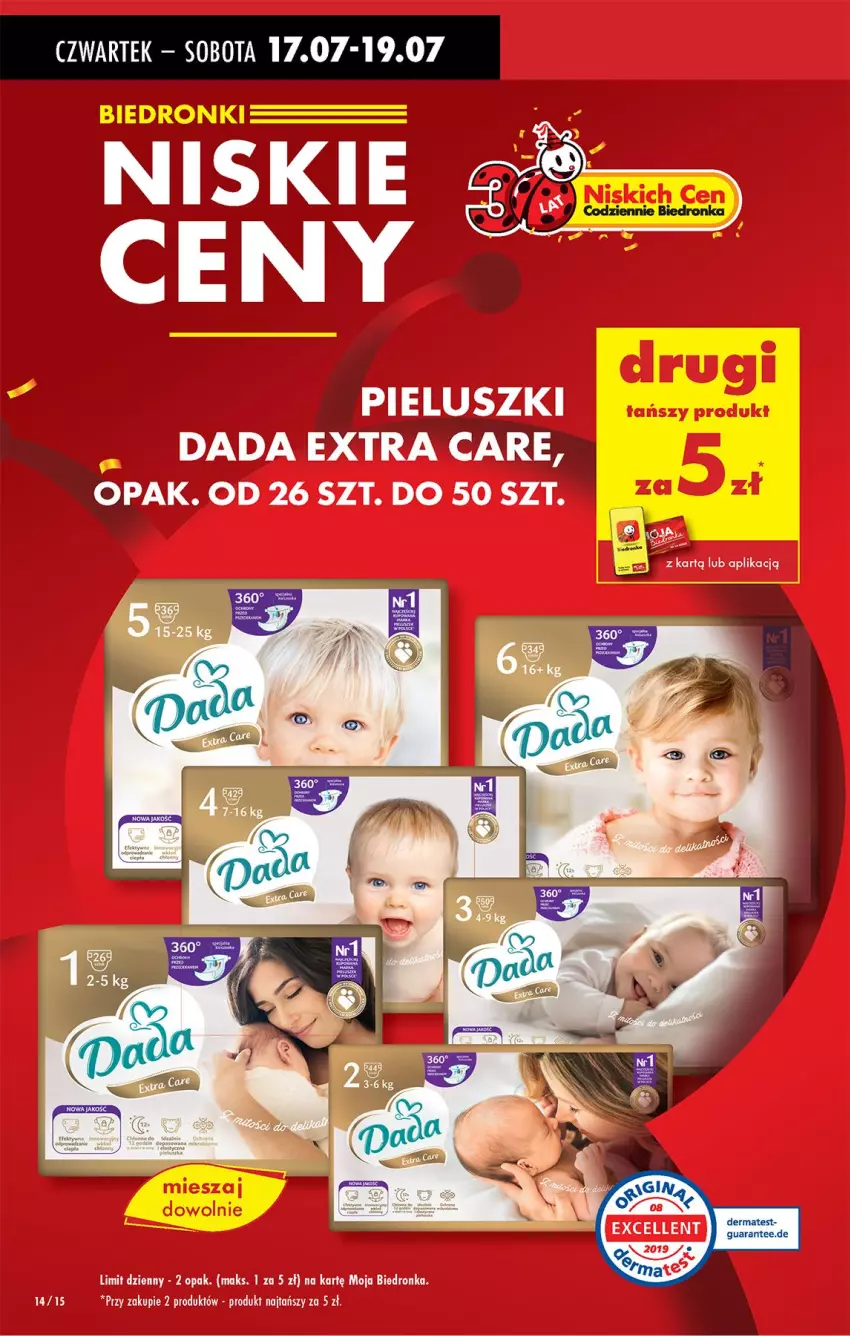 Gazetka promocyjna Biedronka - Od Czwartku - ważna 17.07 do 23.07.2025 - strona 16 - produkty: Dada