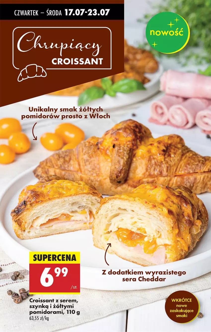 Gazetka promocyjna Biedronka - Od Czwartku - ważna 17.07 do 23.07.2025 - strona 31 - produkty: Cheddar, Croissant, Ser