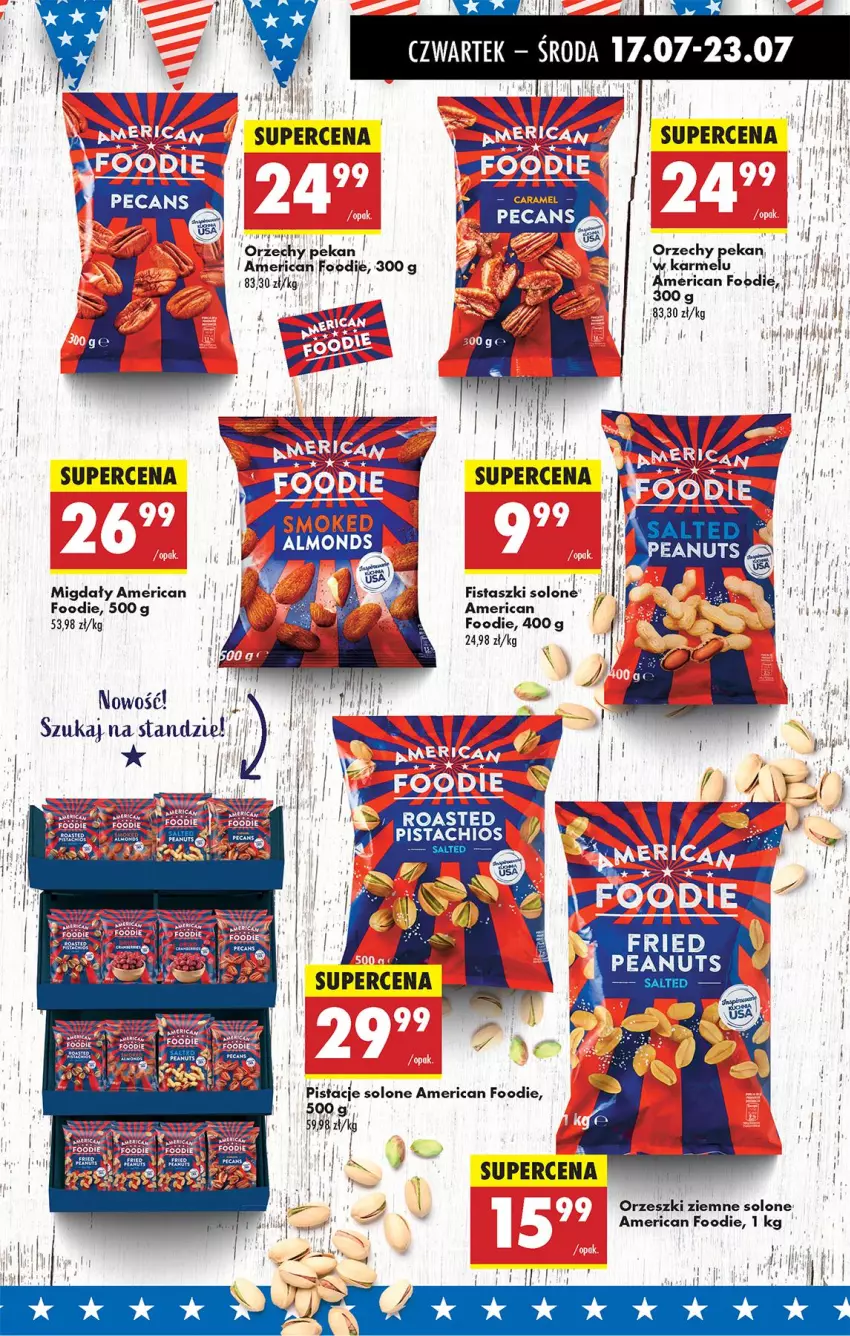 Gazetka promocyjna Biedronka - Od Czwartku - ważna 17.07 do 23.07.2025 - strona 39 - produkty: Migdały, Orzeszki, Orzeszki ziemne, Pistacje