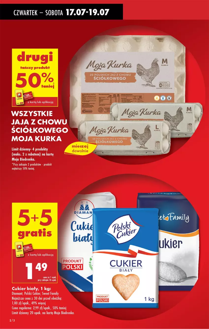 Gazetka promocyjna Biedronka - Od Czwartku - ważna 17.07 do 23.07.2025 - strona 4 - produkty: Cukier, Fa, Mus, Por