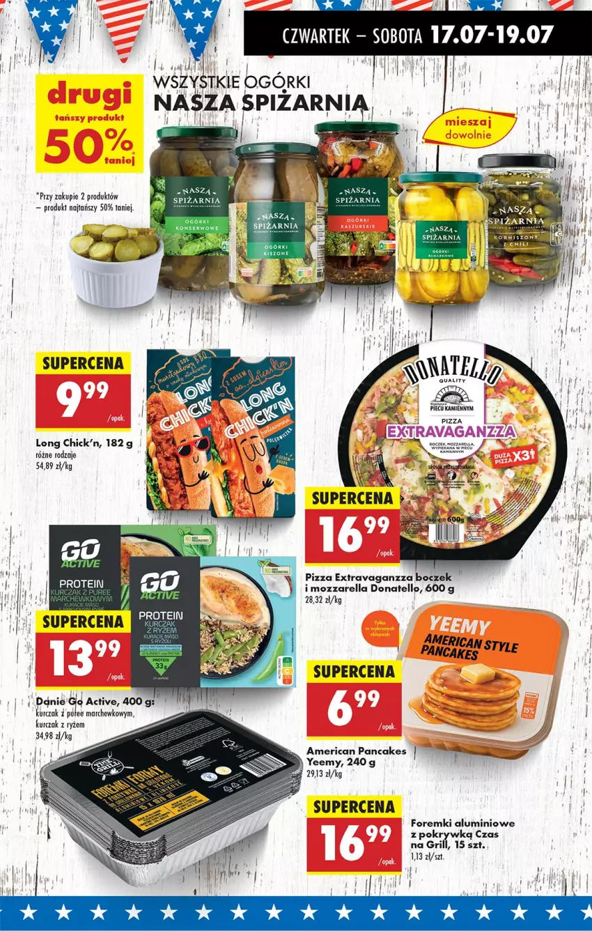 Gazetka promocyjna Biedronka - Od Czwartku - ważna 17.07 do 23.07.2025 - strona 41 - produkty: Boczek, Fa, Foremki, Grill, Kurczak, LG, Mozzarella, Piec, Pizza, Ryż, Ser