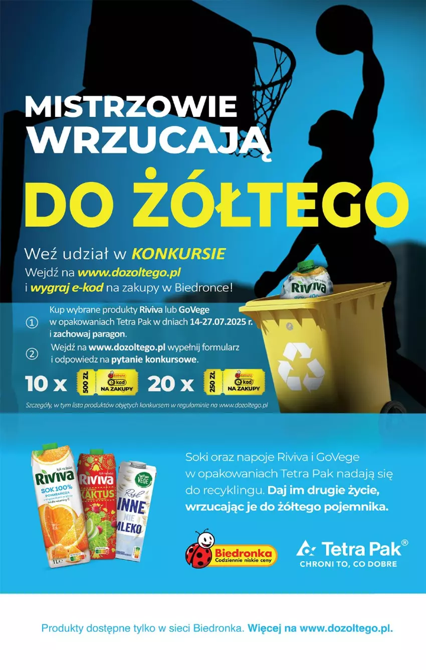 Gazetka promocyjna Biedronka - Od Czwartku - ważna 17.07 do 23.07.2025 - strona 56 - produkty: Gra, Napoje, Pojemnik, Sok