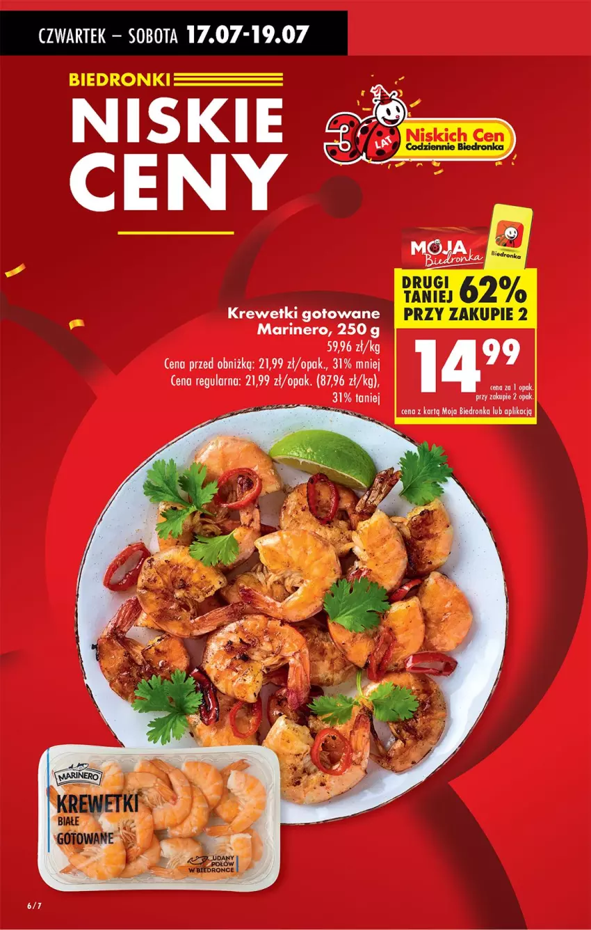 Gazetka promocyjna Biedronka - Od Czwartku - ważna 17.07 do 23.07.2025 - strona 8 - produkty: Krewetki