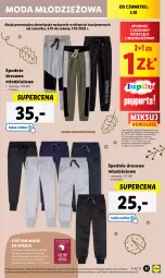 Gazetka promocyjna Lidl - GAZETKA - Gazetka - ważna od 07.10 do 07.10.2023 - strona 37 - produkty: Sok, Gin, Dres, Moda, Legginsy, Dzieci, Spodnie, Spodnie dresowe