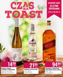 Gazetka promocyjna Biedronka - Czas na Toas - Gazetka - ważna od 12.06 do 12.06.2021 - strona 1 - produkty: Wódka, Krupnik, Wino