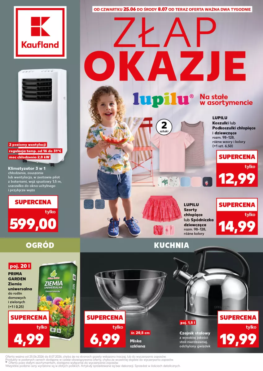Gazetka promocyjna Kaufland - Kaufland - ważna 25.06 do 08.07.2026 - strona 1 - produkty: Kosz, Prima, Szorty