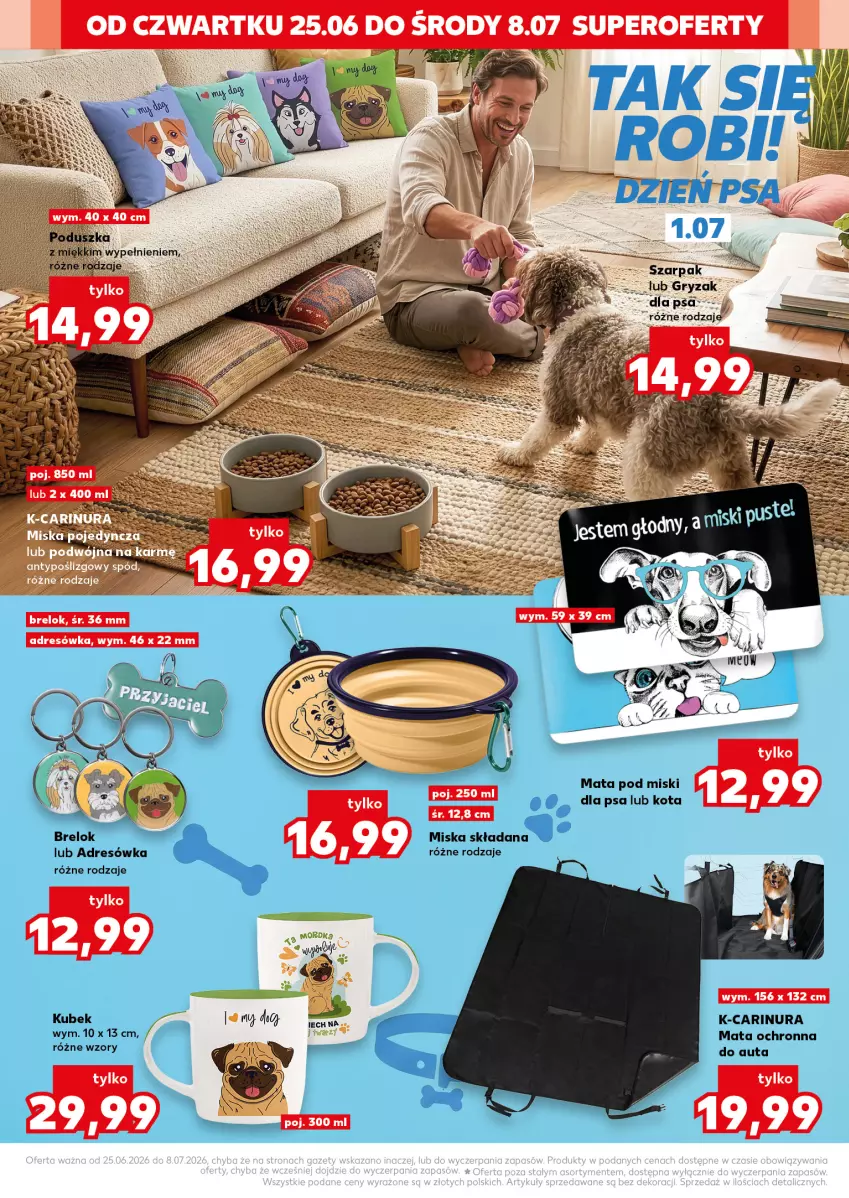 Gazetka promocyjna Kaufland - Kaufland - ważna 25.06 do 08.07.2026 - strona 18 - produkty: Dres, Gry, Kubek, Mata ochronna, Miska