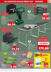 Gazetka promocyjna Kaufland - Kaufland - Gazetka - ważna od 08.07 do 08.07.2026 - strona 7 - produkty: Parkside, Teleskop, Top, Sok, Gra, Stół, Organizer, Kosz, Tarka, Wkręt, Wkrętarka, Akumulator