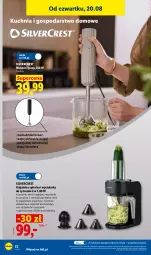 Gazetka promocyjna Lidl - Gazetka ważna od 17.08. do 22.08. - Gazetka - ważna od 22.08 do 22.08.2026 - strona 34 - produkty: Silvercrest, Top, Blender ręczny, Blender, Kuchnia, Szczotka, Pojemnik, Wyciskarka