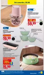 Gazetka promocyjna Lidl - Gazetka ważna od 17.08. do 22.08. - Gazetka - ważna od 22.08 do 22.08.2026 - strona 41 - produkty: Silvercrest, Noż, Tortownica, Rozdrabniacz, Keksówka, Fa