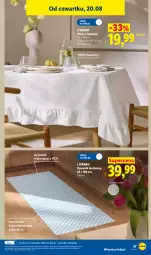 Gazetka promocyjna Lidl - Gazetka ważna od 17.08. do 22.08. - Gazetka - ważna od 22.08 do 22.08.2026 - strona 49 - produkty: Ivar, Dywanik, Obrus, Dywan