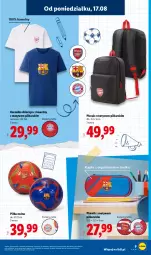 Gazetka promocyjna Lidl - Gazetka ważna od 17.08. do 22.08. - Gazetka - ważna od 22.08 do 22.08.2026 - strona 9 - produkty: Noż, Organizer, Kosz, Piórnik, Koszulka, Plecak, Piłka nożna, Dzieci