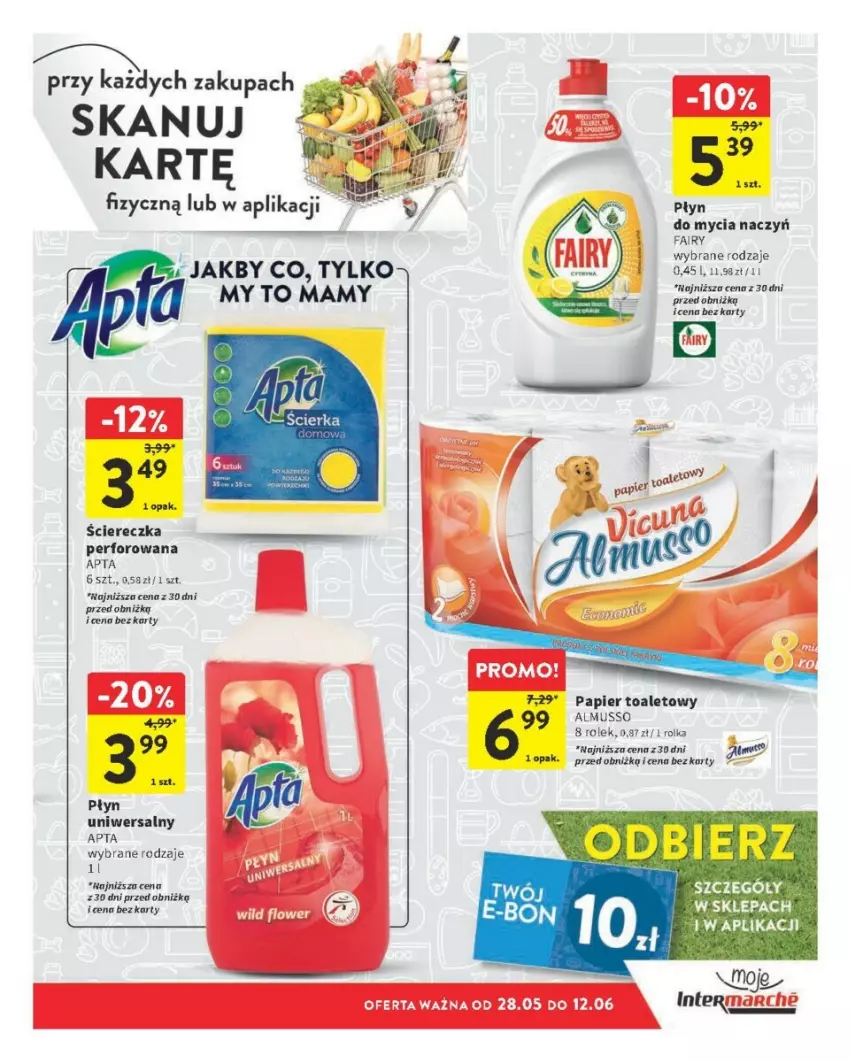 Gazetka promocyjna Intermarche - ważna 28.05 do 12.06.2024 - strona 5 - produkty: Do mycia naczyń, Fa, Fairy, Mus, Papier, Papier toaletowy, Płyn do mycia, Płyn do mycia naczyń