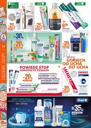 Gazetka promocyjna Super Pharm - Gazetka - Gazetka - ważna od 13.10 do 13.10.2021 - strona 14 - produkty: Himalaya, Por, Gin, Płyn do płukania jamy ustnej, Clin, Elgydium, Tusz, Lack, Lacalut, Płyn do płukania, Parodontax, Flora, LG, Fa