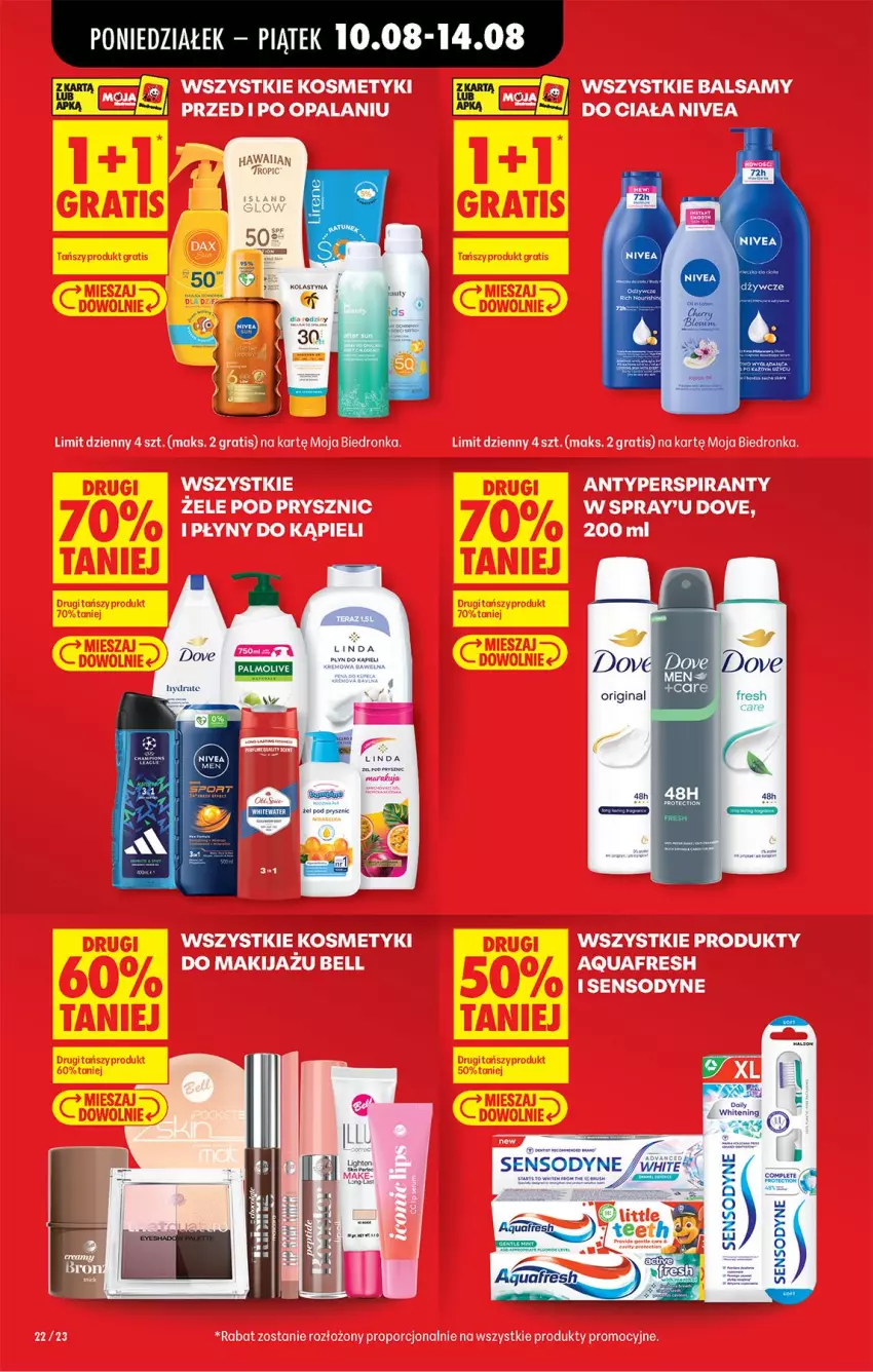 Gazetka promocyjna Biedronka - Od Poniedziałku - ważna 10.08 do 11.08.2026 - strona 26 - produkty: Dove, LG, Pax, Sensodyne