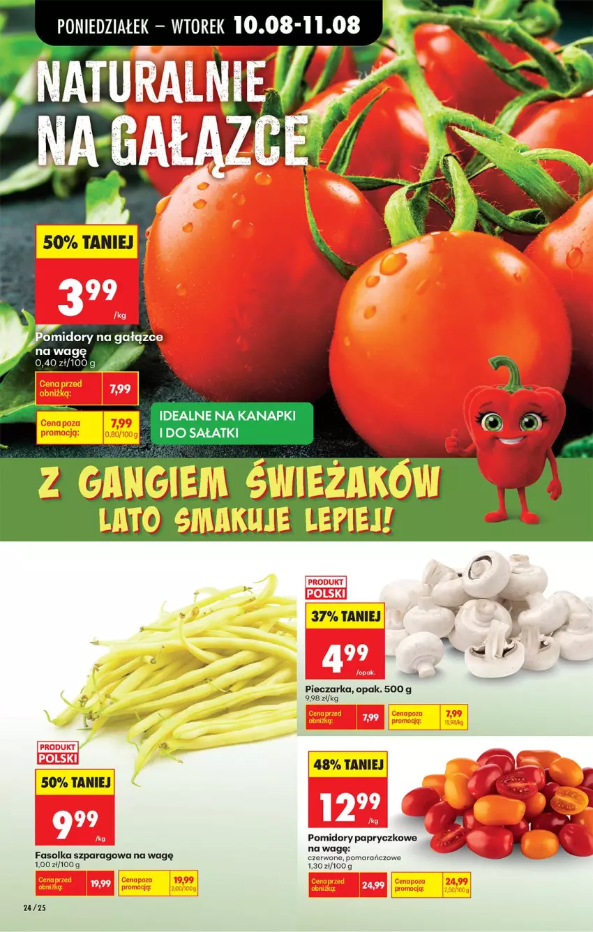Gazetka promocyjna Biedronka - Od Poniedziałku - ważna 10.08 do 11.08.2026 - strona 30 - produkty: Fa, Piec, Pieczarka, Pomidory, Sałat