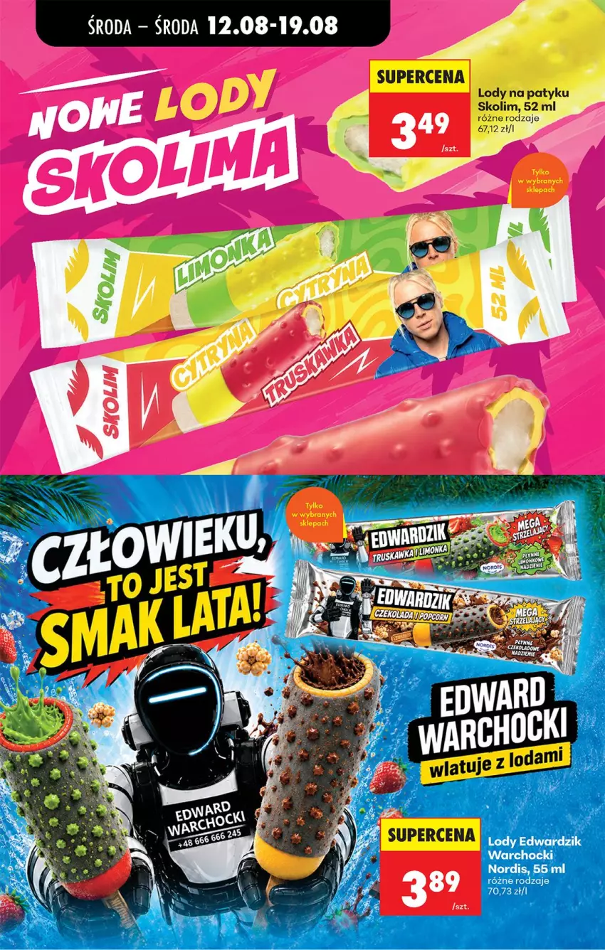 Gazetka promocyjna Biedronka - Od Poniedziałku - ważna 10.08 do 11.08.2026 - strona 55 - produkty: Lody