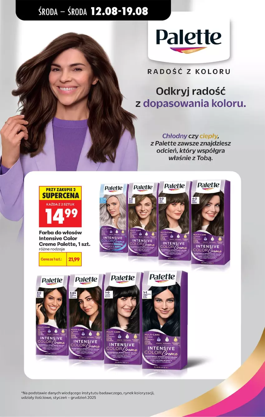 Gazetka promocyjna Biedronka - Od Poniedziałku - ważna 10.08 do 11.08.2026 - strona 78 - produkty: Cień, Fa, Farba do włosów, Gra, HP, Palette