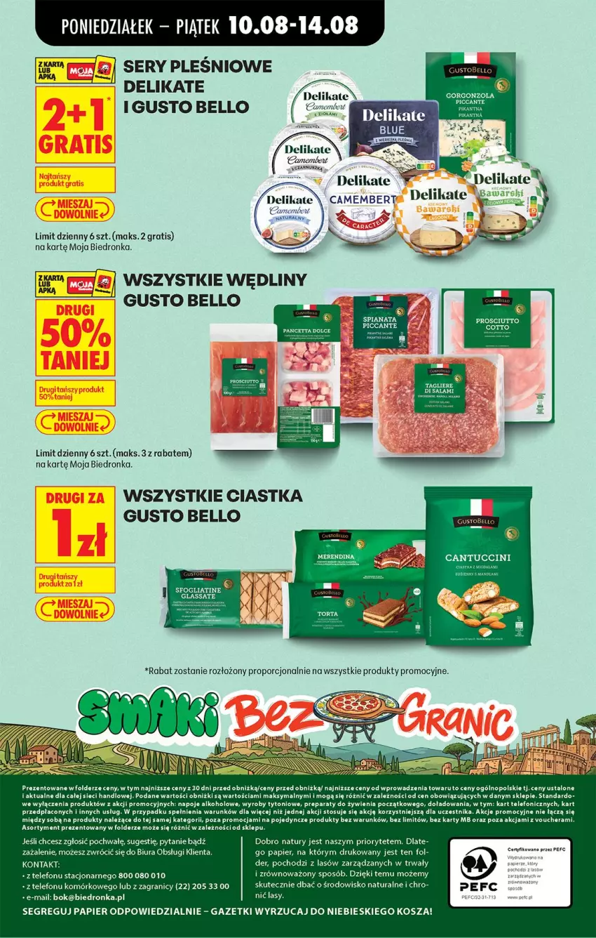 Gazetka promocyjna Biedronka - Od Poniedziałku - ważna 10.08 do 11.08.2026 - strona 89 - produkty: Bell, Camembert, Ciastka, Fa, Gra, Kosz, Napoje, Papier, Salami, Ser, Telefon
