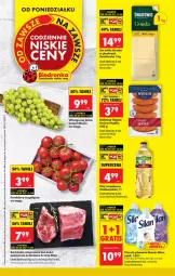 Gazetka promocyjna Biedronka - Od Poniedziałku - Gazetka - ważna od 11.08 do 11.08.2026 - strona 1 - produkty: Ser, Karkówka wieprzowa, Kret, Silan, Płyn do płukania, Olej rzepakowy, Gouda, Wino, Olej, Kiełbasa, Pomidory, Kiełbasa śląska, Fa