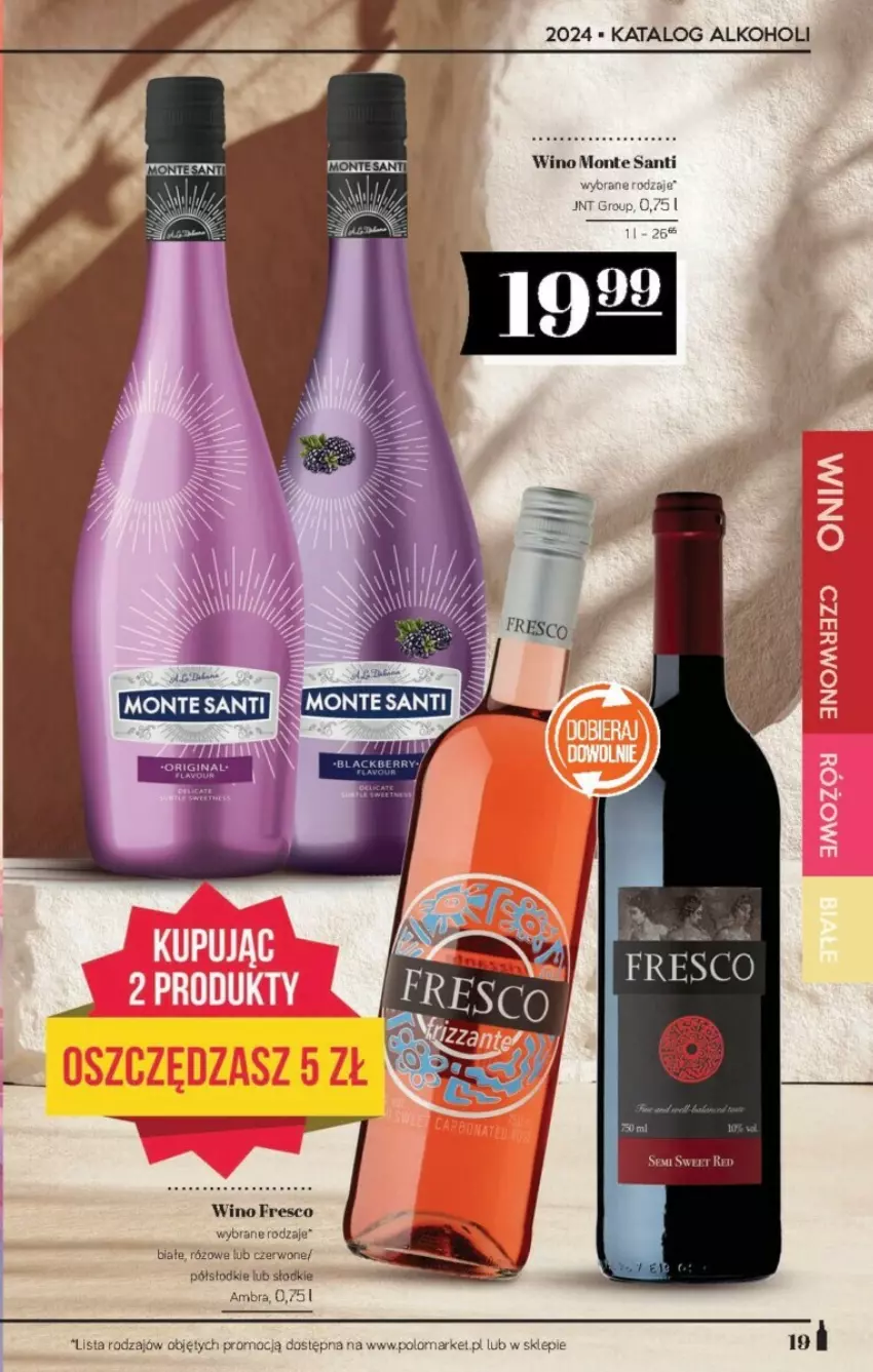 Gazetka promocyjna PoloMarket - ważna 16.02 do 29.02.2024 - strona 11 - produkty: Fresco, Monte, Monte Santi, Wino