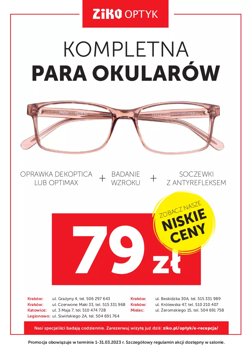 Gazetka promocyjna Ziko - Gazetka Ziko Dermo - ważna 23.03 do 05.04.2023 - strona 24 - produkty: Gra, Optima