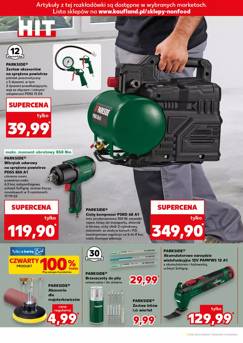 Gazetka promocyjna Kaufland - Kaufland - ważna 03.05 do 07.05.2025 - strona 10 - produkty: Akumulator, Kompresor, Parkside, Pistolet, Por, Sport, Tera, Top, Tran, Wkręt, Zestaw kluczy, Zestaw kluczy nasadowych
