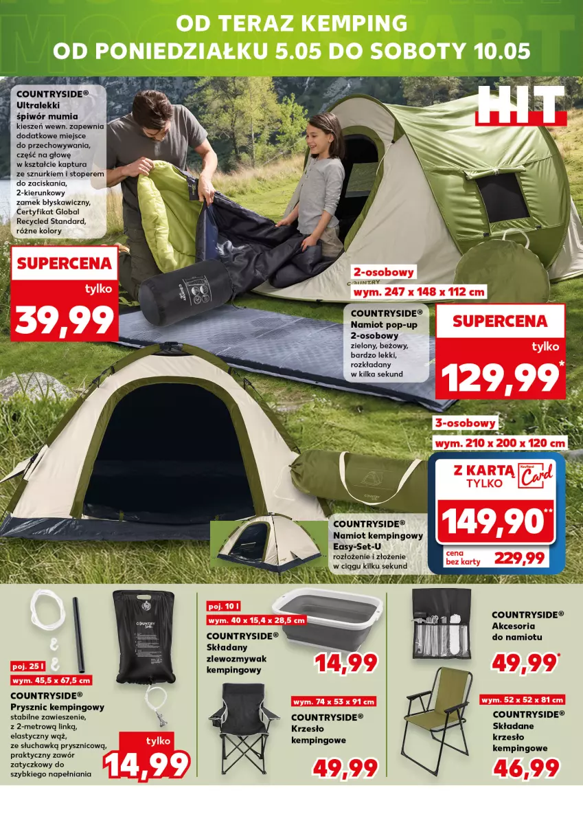 Gazetka promocyjna Kaufland - Kaufland - ważna 03.05 do 07.05.2025 - strona 12 - produkty: Krzesło, Krzesło składane, Metro, Namiot, Piwo, Top