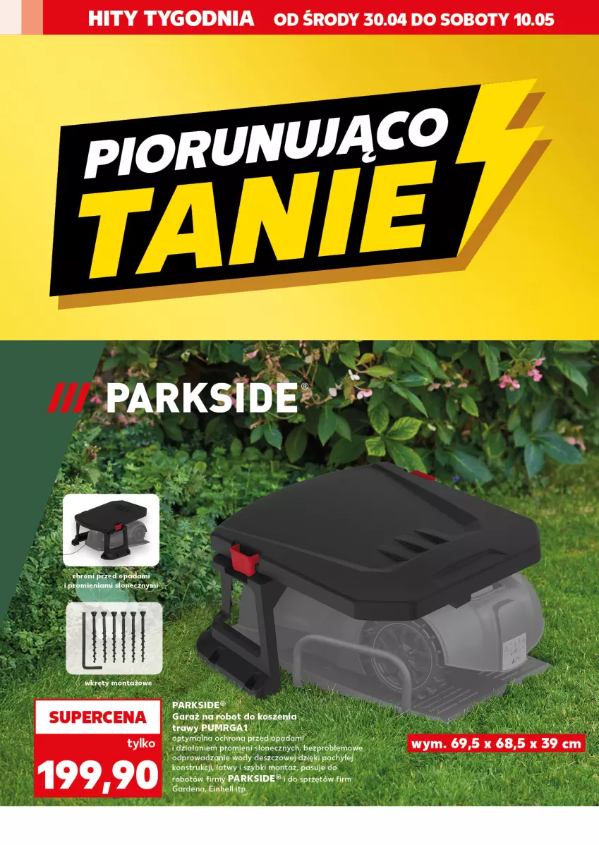 Gazetka promocyjna Kaufland - Kaufland - ważna 03.05 do 07.05.2025 - strona 2 - produkty: Einhell, Garaż, Kosz, LG, Parkside, Robot, Wkręt