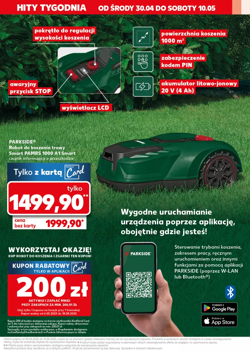 Gazetka promocyjna Kaufland - Kaufland - ważna 03.05 do 07.05.2025 - strona 3 - produkty: Akumulator, Fa, Kosz, Parkside, Robot, Ryba, Top, Tran