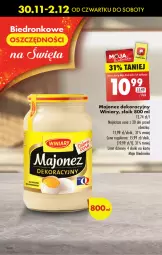 Gazetka promocyjna Biedronka - Od czwartku - Gazetka - ważna od 06.12 do 06.12.2023 - strona 12 - produkty: Majonez, Winiary