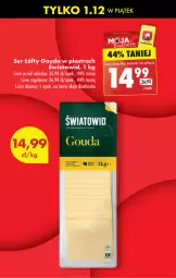 Gazetka promocyjna Biedronka - Od czwartku - Gazetka - ważna od 06.12 do 06.12.2023 - strona 5 - produkty: Ser, Gouda