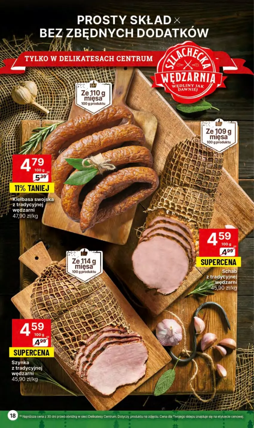 Gazetka promocyjna Delikatesy Centrum - Gazetka DC46 czw-sr - ważna 23.11 do 29.11.2023 - strona 18 - produkty: Kiełbasa, Rum