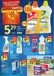 Gazetka promocyjna Intermarche - Gazetka Intermarche - Gazetka - ważna od 14.12 do 14.12.2022 - strona 10 - produkty: Ludwik, Gin, Cif, Papier, Clin, Kret, Velvet, Odplamiacz, Mleczko, Ręcznik, Rolki, Płyn do szyb