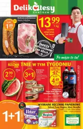 Gazetka promocyjna Delikatesy Centrum - Gazetka DC25 - Gazetka - ważna od 06.07 do 06.07.2022 - strona 1 - produkty: Sos, Sok, Rum, Pepsi max, Sokołów, Mirinda, Kiełbasa podwawelska, Wieprzowina, Wawel, Pepsi, Wołowina, Arbuz, Napój, Kiełbasa