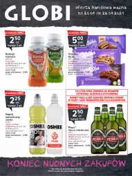 Gazetka promocyjna Carrefour - Gazetka Globi - Gazetka - ważna od 26.04 do 26.04.2021 - strona 1 - produkty: Piwa, Piwo, Piec, Ciastka, Gra, Piątnica, Kosz, Perła, Napój izotoniczny, Oshee, Napój, Milka