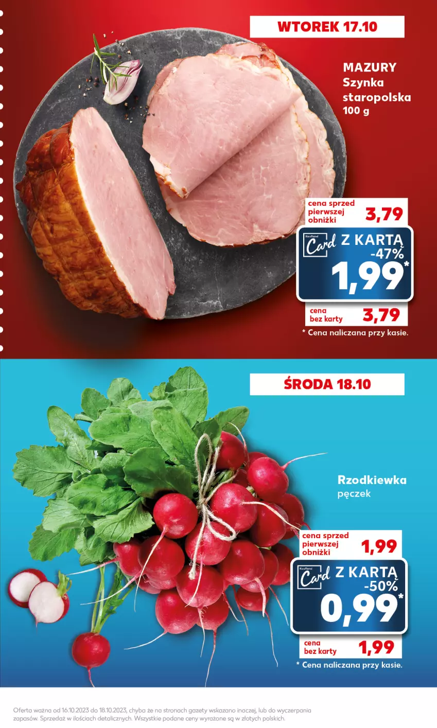 Gazetka promocyjna Kaufland - Mocny Start - ważna 16.10 do 18.10.2023 - strona 3 - produkty: Rzodkiewka