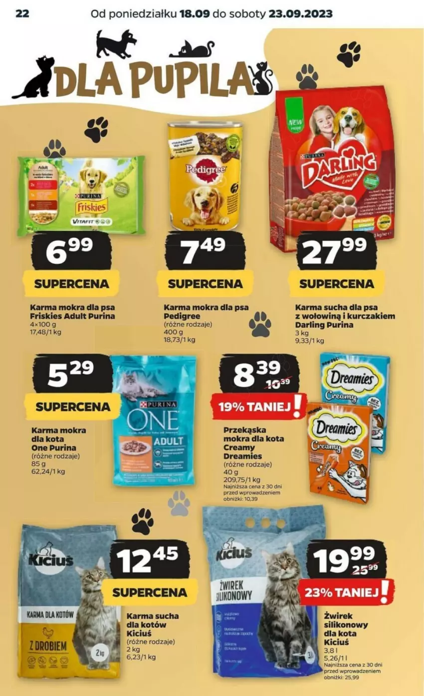 Gazetka promocyjna Netto - ważna 18.09 do 23.09.2023 - strona 15 - produkty: Kask, Kurczak, LG, Pur, Purina