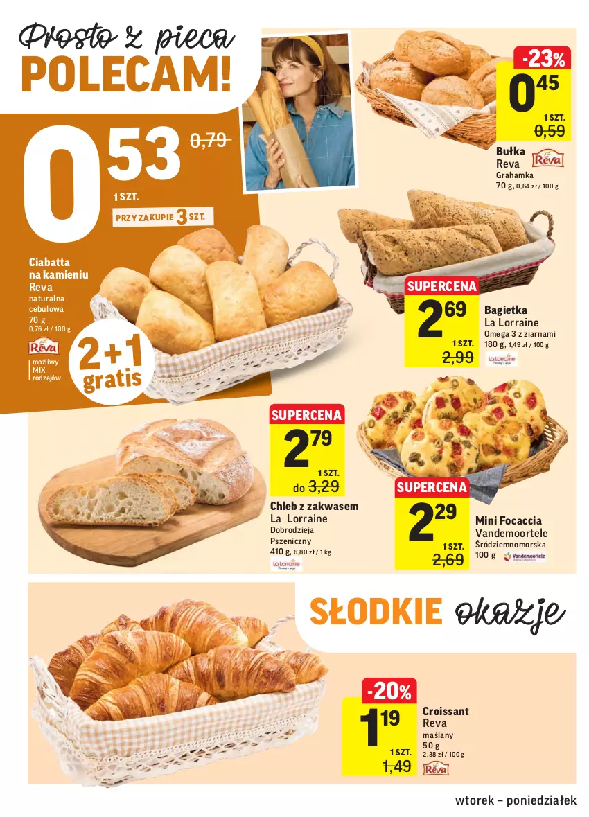 Gazetka promocyjna Intermarche - Gazetka promocyjna - ważna 17.08 do 23.08.2021 - strona 12 - produkty: Bagietka, Bułka, Chleb, Ciabatta, Croissant, Focaccia, Gra, Piec