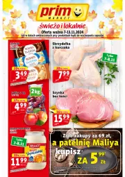 Gazetka promocyjna Prim Market - Gazetka - ważna od 13.11 do 13.11.2024 - strona 1 - produkty: Kurczak, Majonez, Szynka, Patelnia, Oleo, Jabłka