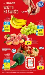 Gazetka promocyjna Carrefour - Gazetka Carrefour, Market w SUMIE weź to na świeżo - Gazetka - ważna od 28.06 do 28.06.2026 - strona 5 - produkty: Winogrona, Winogrona bezpestkowe, Brzoskwinie, Wino