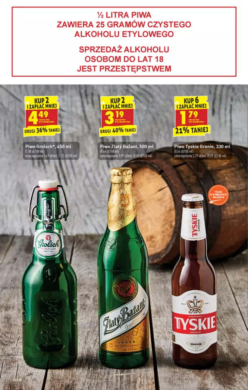 Gazetka promocyjna Biedronka - W tym tygodniu - ważna 26.04 do 30.04.2021 - strona 42 - produkty: Piwa, Piwo, Tyskie