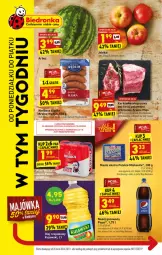 Gazetka promocyjna Biedronka - W tym tygodniu - Gazetka - ważna od 30.04 do 30.04.2021 - strona 1 - produkty: Kujawski, Gra, , Pepsi, Napój gazowany, Olej rzepakowy, Arbuz, Masło, Napój, Olej, Kiełbasa, Mleko, Kiełbasa śląska