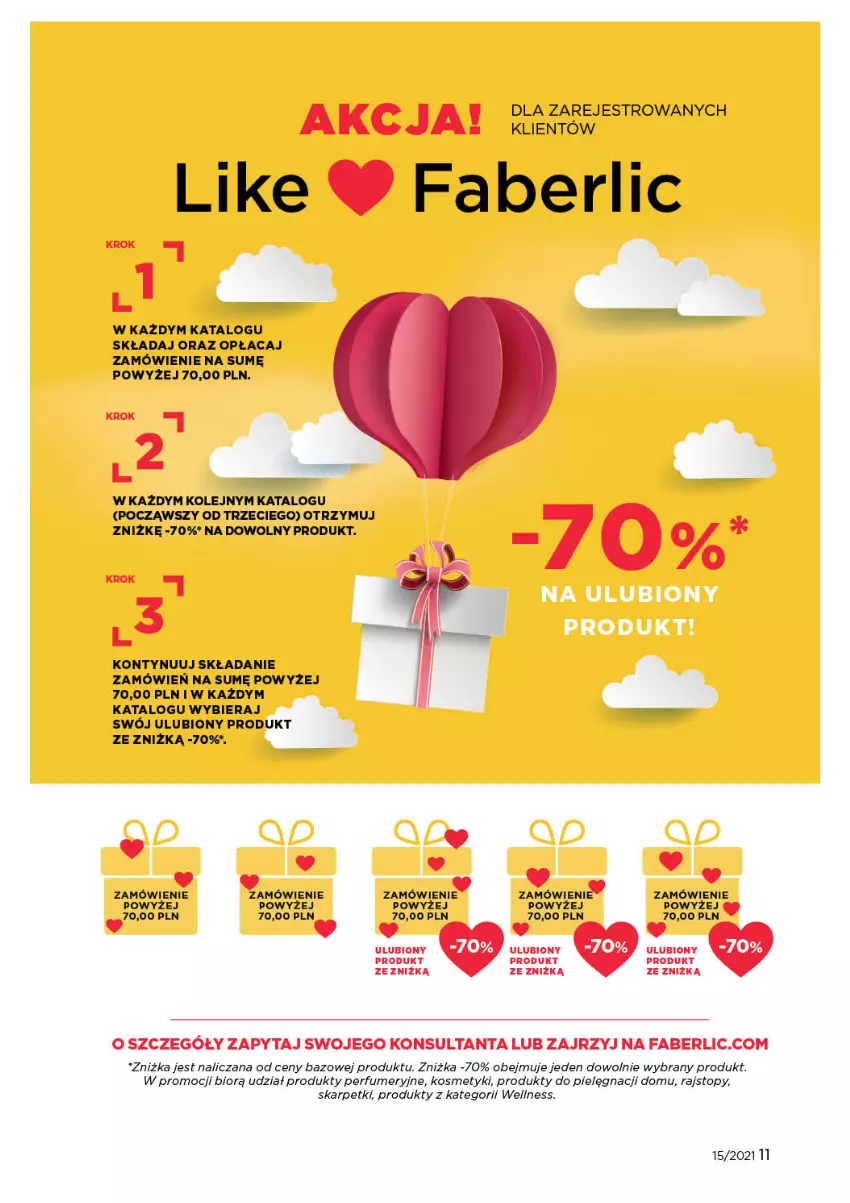 Gazetka promocyjna Faberlic - Gazetka - ważna 11.10 do 31.10.2021 - strona 11 - produkty: Fa, Karp, Olej, Perfum, Rajstopy, Skarpetki, Top