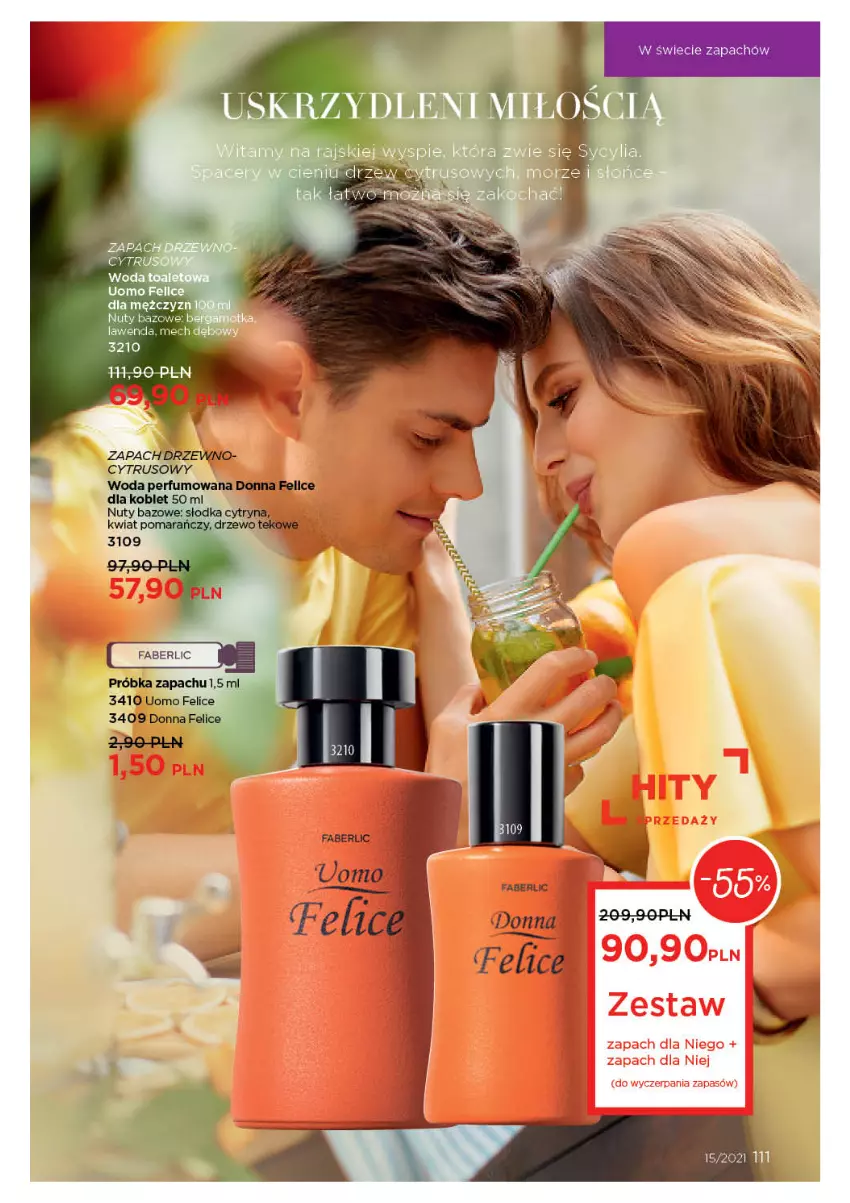 Gazetka promocyjna Faberlic - Gazetka - ważna 11.10 do 31.10.2021 - strona 111 - produkty: Be Be, Fa, Nuty, Perfum, Woda, Woda perfumowana