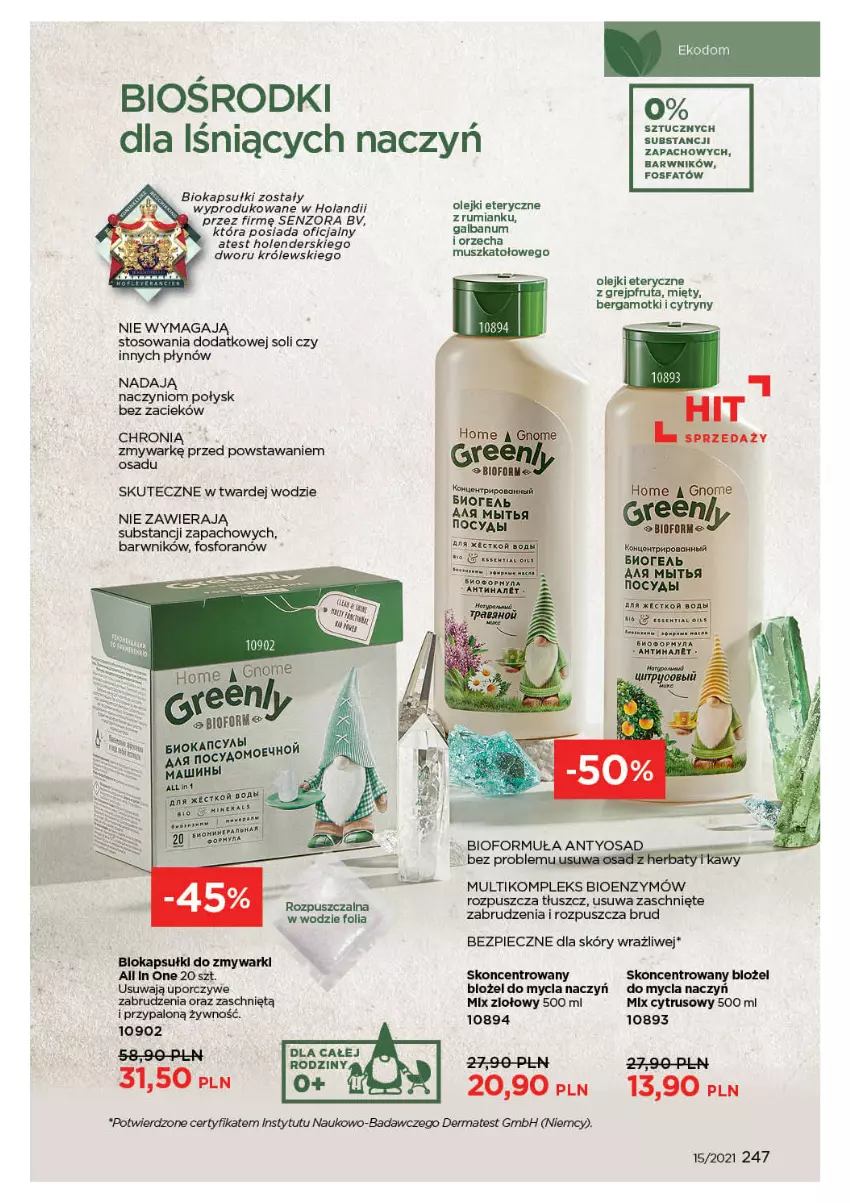 Gazetka promocyjna Faberlic - Gazetka - ważna 11.10 do 31.10.2021 - strona 247 - produkty: Biokap, Cytryny, Grejpfrut, Królewski, Mus, Okap, Olej, Piec, Por, Rum, Zmywarki