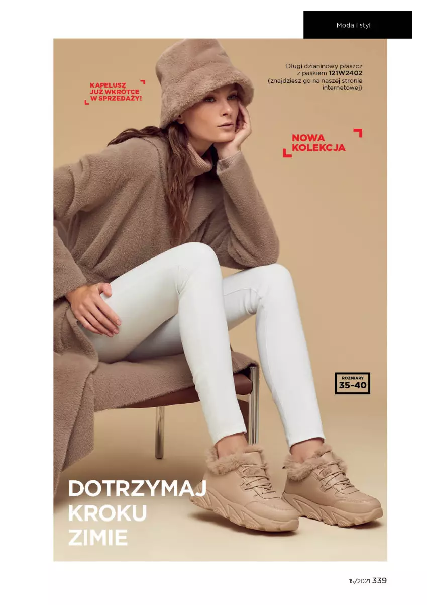 Gazetka promocyjna Faberlic - Gazetka - ważna 11.10 do 31.10.2021 - strona 339 - produkty: Moda, Płaszcz