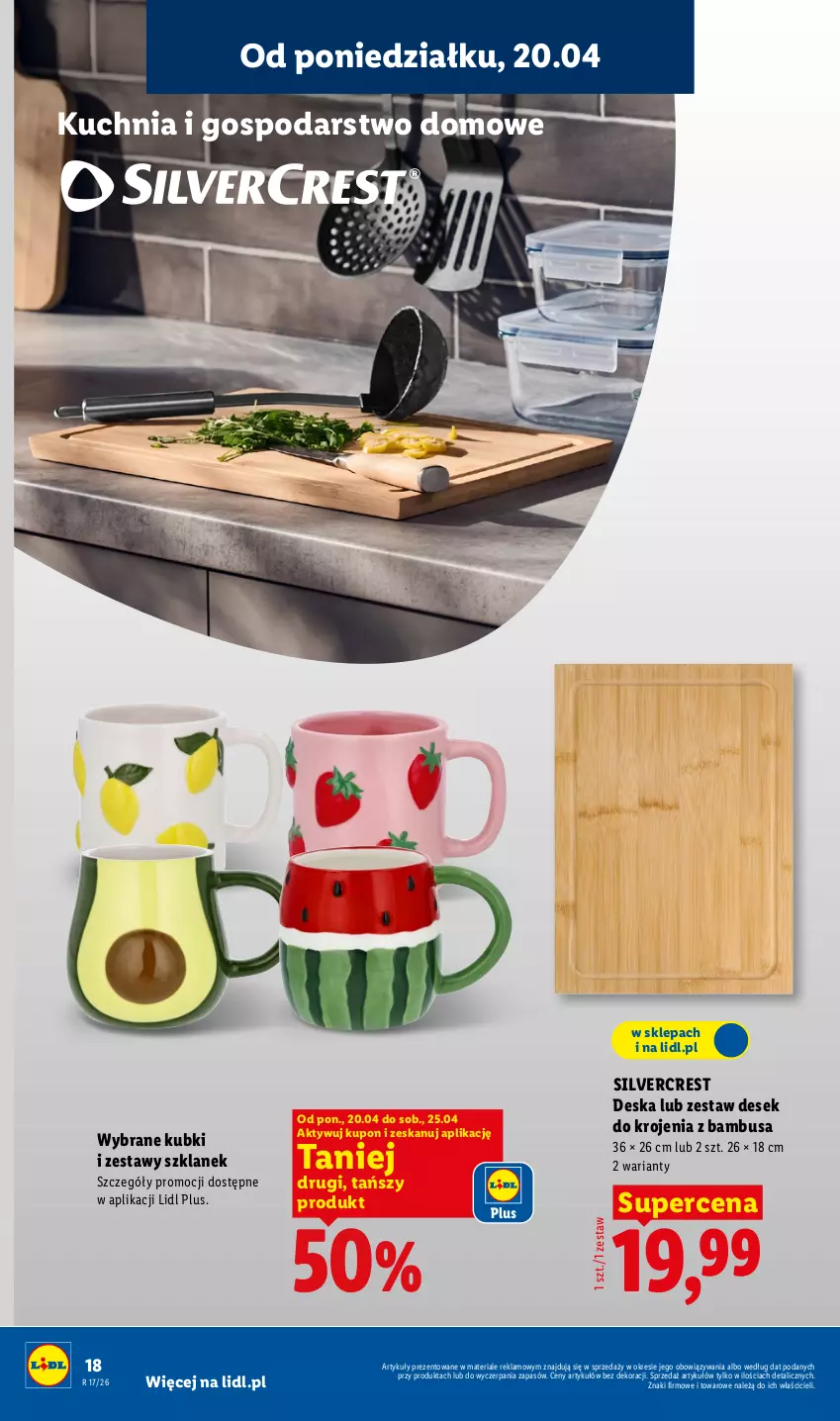 Gazetka promocyjna Lidl - Katalog ważny od 20.04 - ważna 20.04 do 26.04.2026 - strona 20 - produkty: Kuchnia, Silvercrest