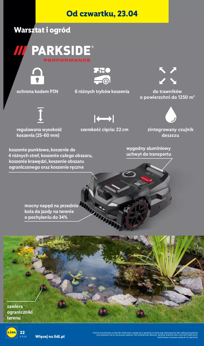 Gazetka promocyjna Lidl - Katalog ważny od 20.04 - ważna 20.04 do 26.04.2026 - strona 34 - produkty: Gra, Kosz, Ogród, Por, Sok, Sport, Tran