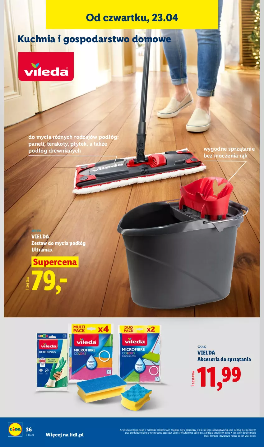 Gazetka promocyjna Lidl - Katalog ważny od 20.04 - ważna 20.04 do 26.04.2026 - strona 50 - produkty: Kuchnia, Rama, Sprzątanie, Tera